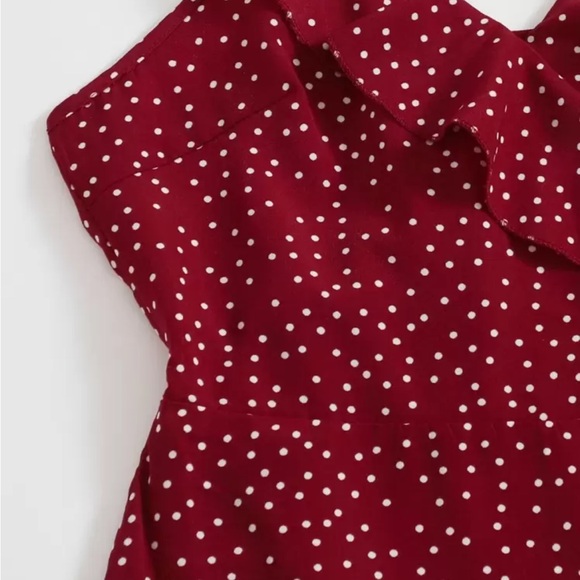 TWO SHEIN Midi Dresses. One red, one blue - Picture 2 of 6